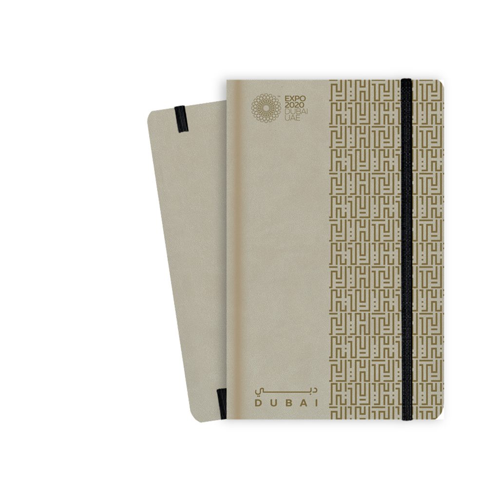 Expo 2020 Dubai A5 Note Book Dubai Heritage Style Sand Falcon Paper