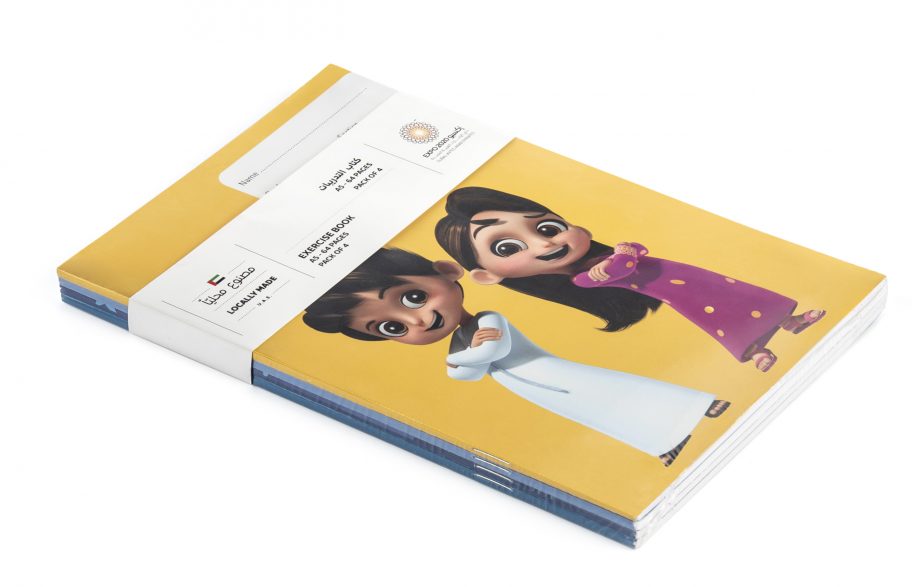 Expo 2020 Dubai Mascots A5 Exercise Books Pack of 4 - 64 pages