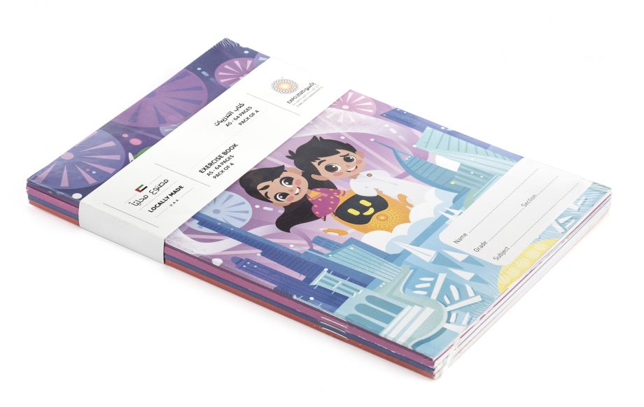 Expo 2020 Dubai Mascots On a Mission A5 Exercise Books Pack of 4 - 64 Pages